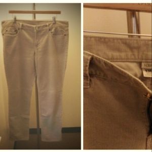 J.CREW Vintage MATCHSTICK SKINNY LEG CORDUROY CITY FIT 33R Gray